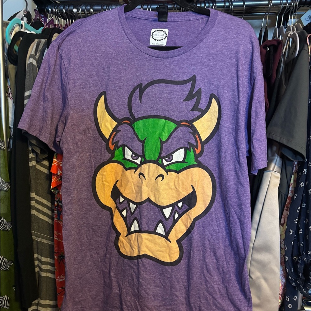 Nintendo Purple Bowser Graphic Tee